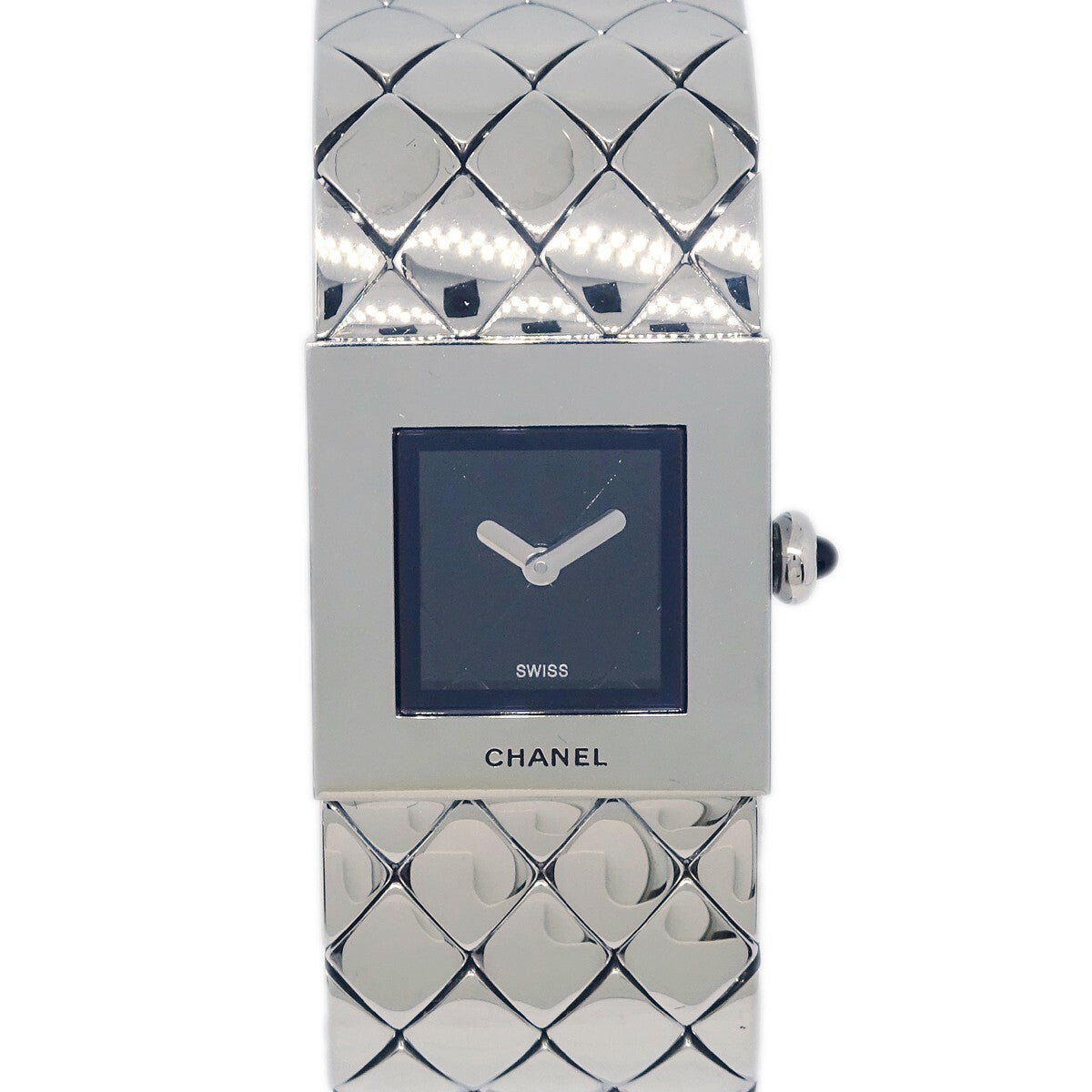 Chanel Matelasse Quartz Watch Stainless Steel Watch (Pre-Owned)