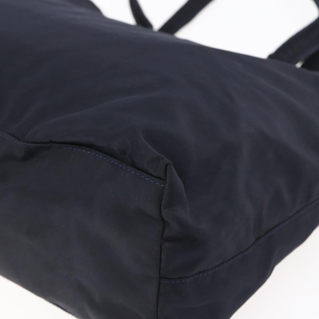 Prada Front Pocket Zip Tote Tessuto Black Nylon Tote Bag Bag (Pre-Owned)
