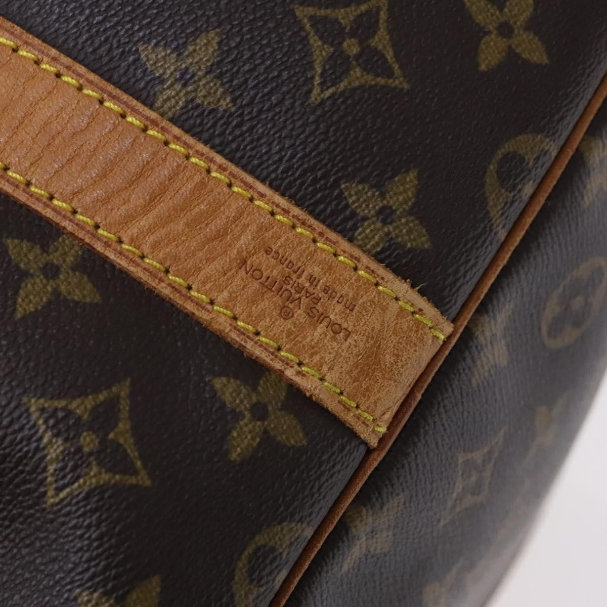 Louis Vuitton Keepall Bandouliere Bag Monogram Canvas Brown Canvas Travel Bag Bag (Pre-Owned)