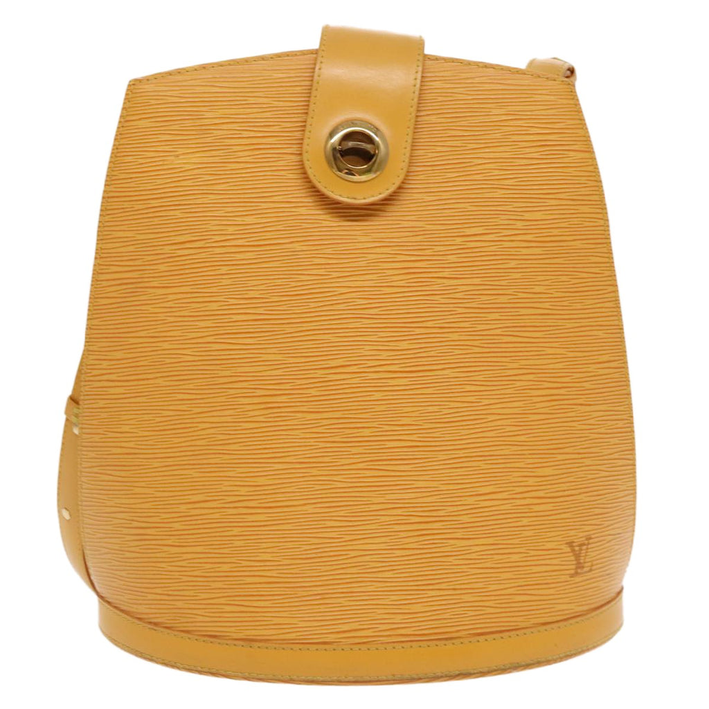 Louis Vuitton Cluny Shoulder Bag Epi Leather Yellow Leather Shoulder Bag Bag (Pre-Owned)