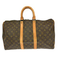 Louis Vuitton Keepall Bag Monogram Canvas Brown Canvas Travel Bag Bag (Pre-Owned)