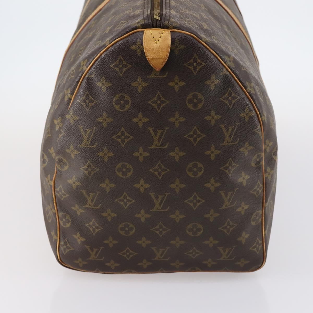 Louis Vuitton Keepall Bag Monogram Canvas Brown Canvas Travel Bag Bag (Pre-Owned)