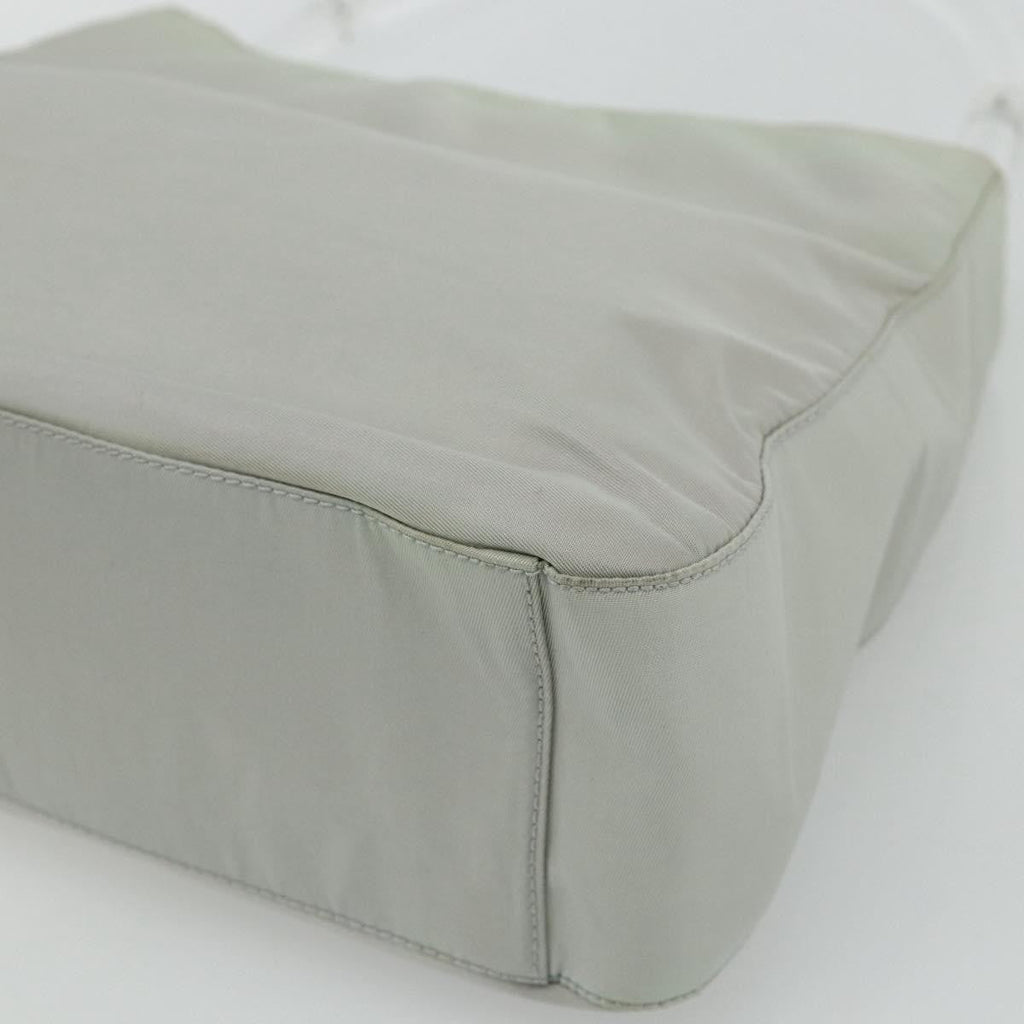 Prada Resin Handle Shoulder Bag Tessuto Clear Nylon Shoulder Bag Bag (Pre-Owned)