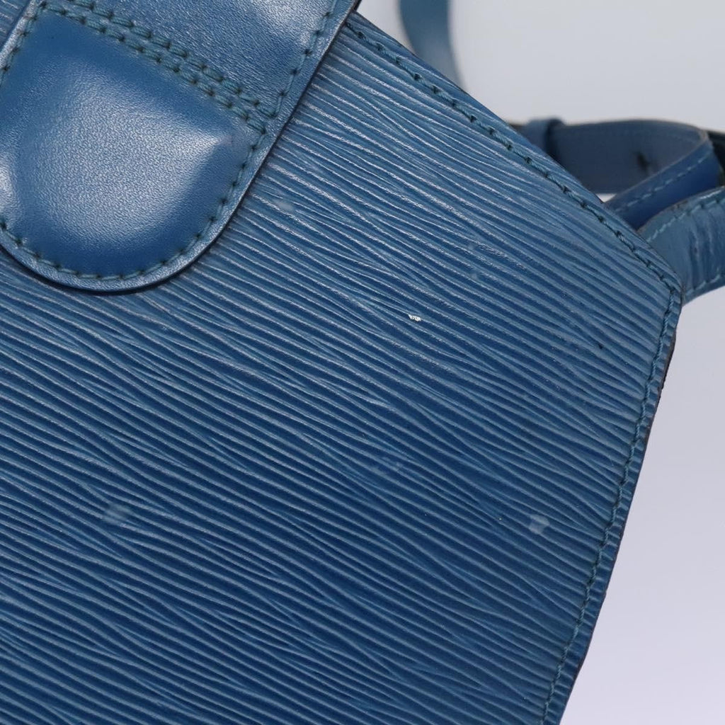 Louis Vuitton Cluny Shoulder Bag Epi Leather Blue Leather Shoulder Bag Bag (Pre-Owned)