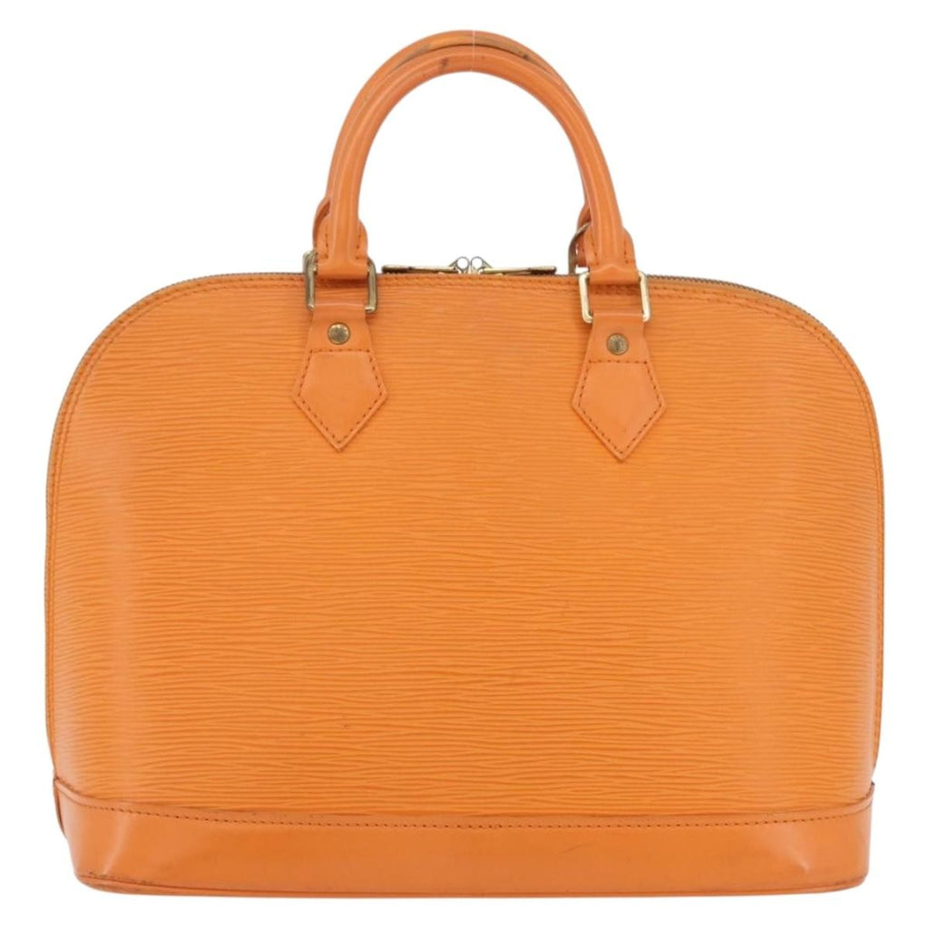 Louis Vuitton Vintage Alma Handbag Epi Leather Orange Leather Handbag (Pre-Owned)