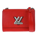 Louis Vuitton Twist Handbag Epi Leather Red Leather Shoulder Bag Bag (Pre-Owned)