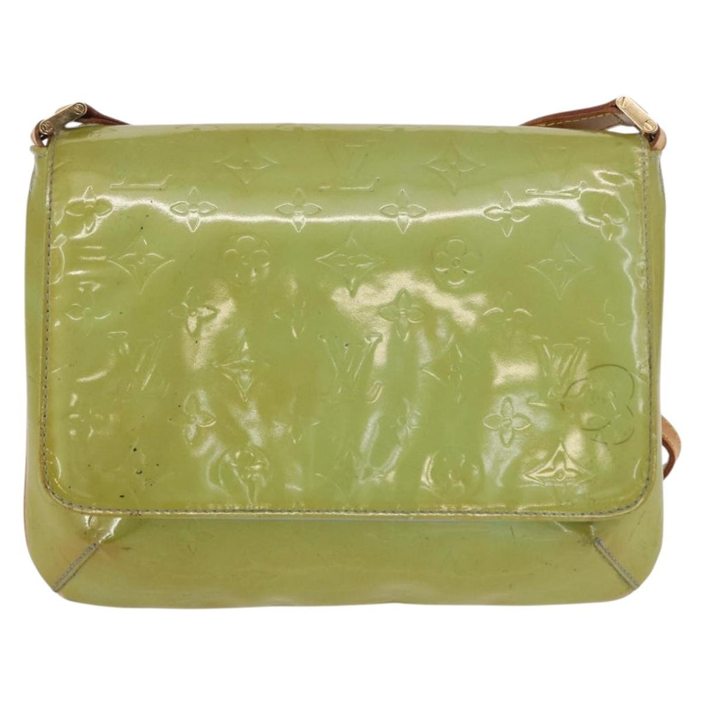 Louis Vuitton Thompson Street Handbag Monogram Vernis Blue Patent_Leather Shoulder Bag Bag (Pre-Owned)