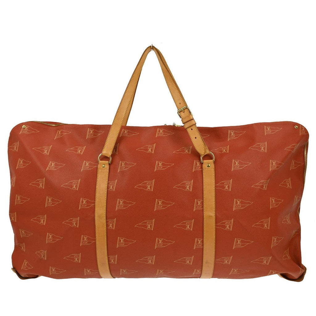 Louis Vuitton Cup Garment Cover Coated Canvas Red Canvas Travel Bag Bag (Pre-Owned)