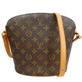 Louis Vuitton Drouot Handbag Monogram Canvas Brown Canvas Shoulder Bag Bag (Pre-Owned)