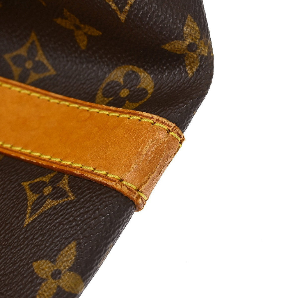 Louis Vuitton Keepall Bag Monogram Canvas Brown Canvas Travel Bag Bag (Pre-Owned)