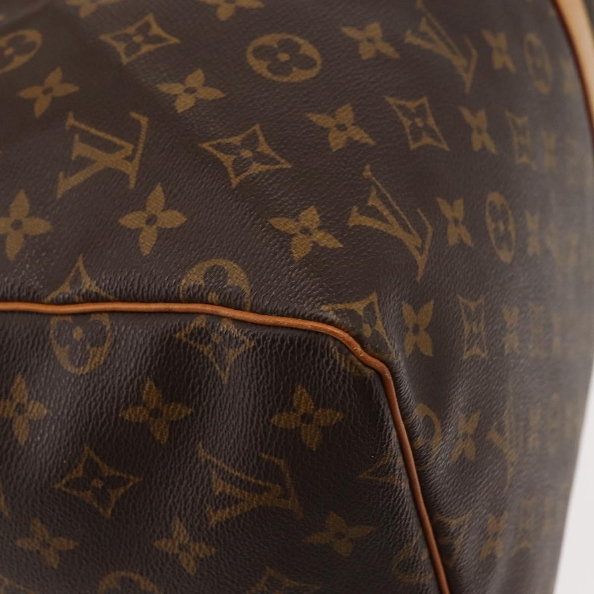 Louis Vuitton Keepall Bag Monogram Canvas Brown Canvas Travel Bag Bag (Pre-Owned)