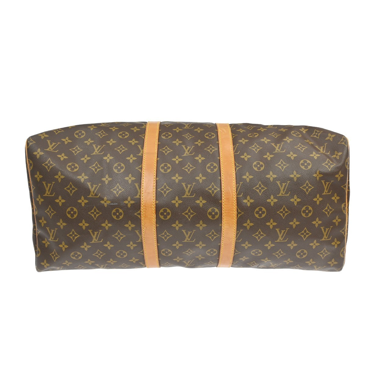 Louis Vuitton Keepall Bag Monogram Canvas Brown Canvas Travel Bag Bag (Pre-Owned)