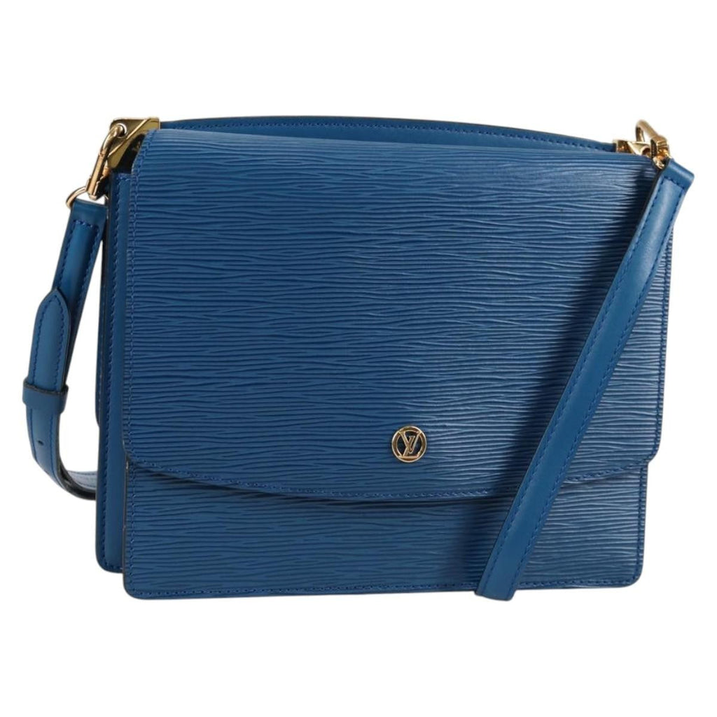 Louis Vuitton Grenelle Shoulder Bag Epi Leather Blue Leather Shoulder Bag Bag (Pre-Owned)