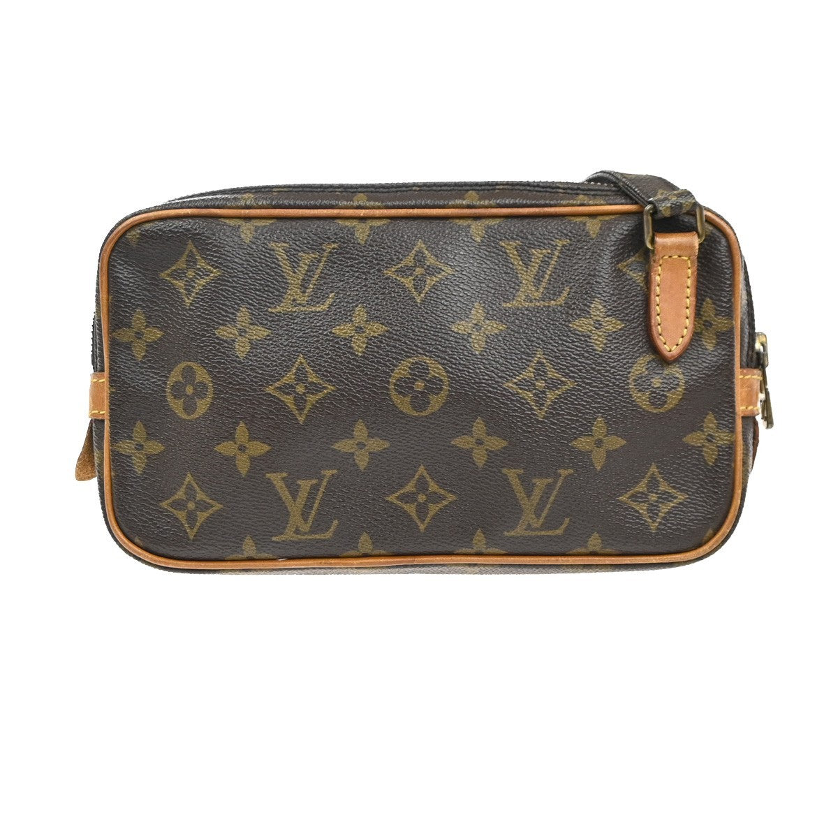Louis Vuitton Pochette Marly Bandouliere Bag Monogram Canvas Brown Canvas Shoulder Bag Bag (Pre-Owned)