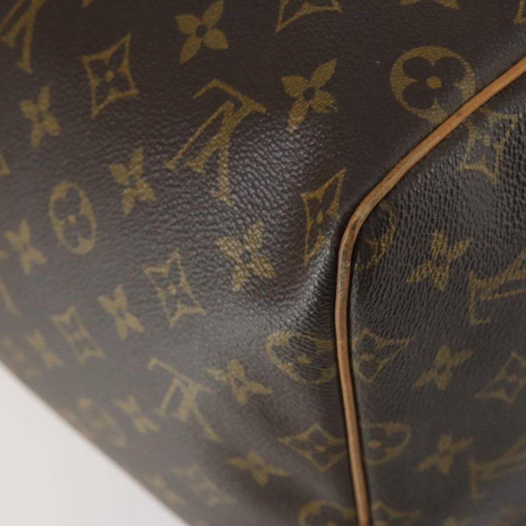 Louis Vuitton Keepall Bag Monogram Canvas Brown Canvas Travel Bag Bag (Pre-Owned)