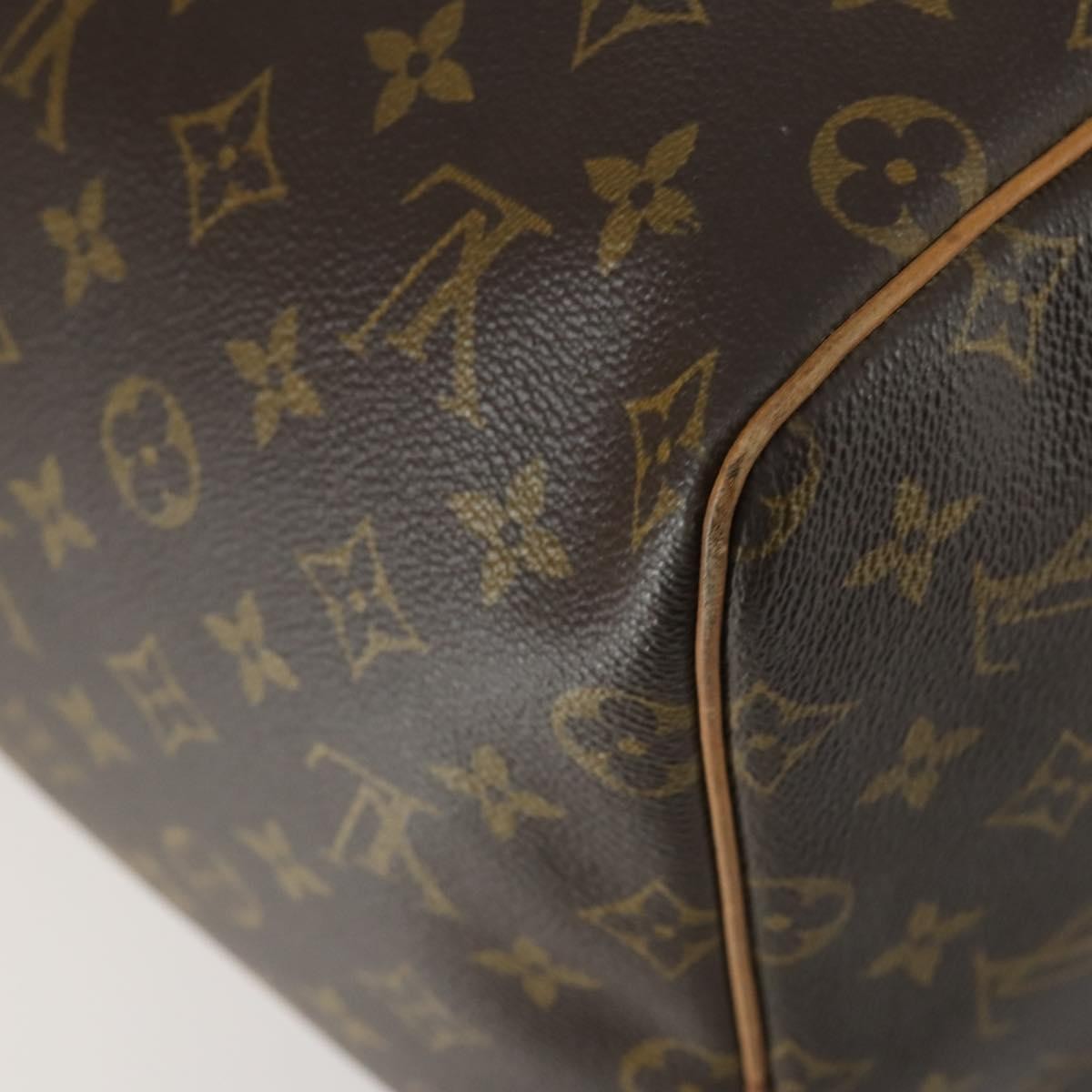 Louis Vuitton Keepall Bag Monogram Canvas Brown Canvas Travel Bag Bag (Pre-Owned)