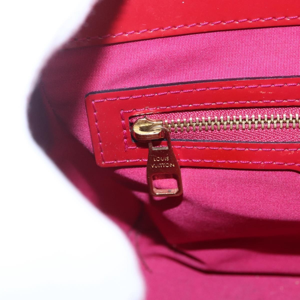 Louis Vuitton Catalina Handbag Monogram Vernis Pink Patent_Leather Handbag (Pre-Owned)