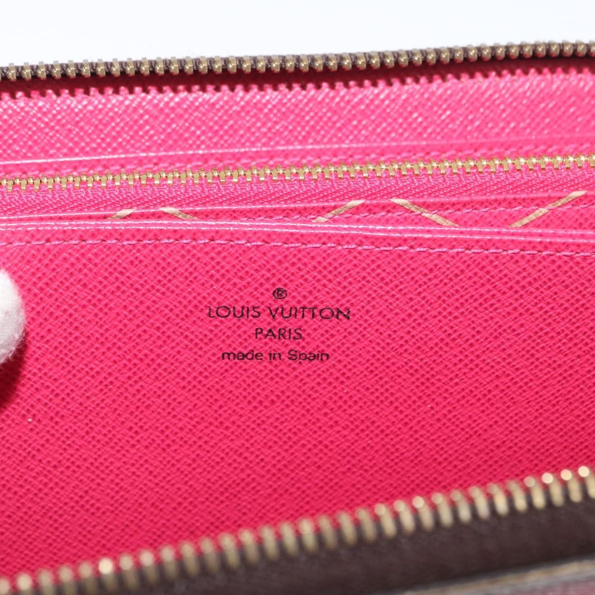 Louis Vuitton Zippy Wallet Canvas Brown Canvas Wallets Accessory (Pre-Owned)
