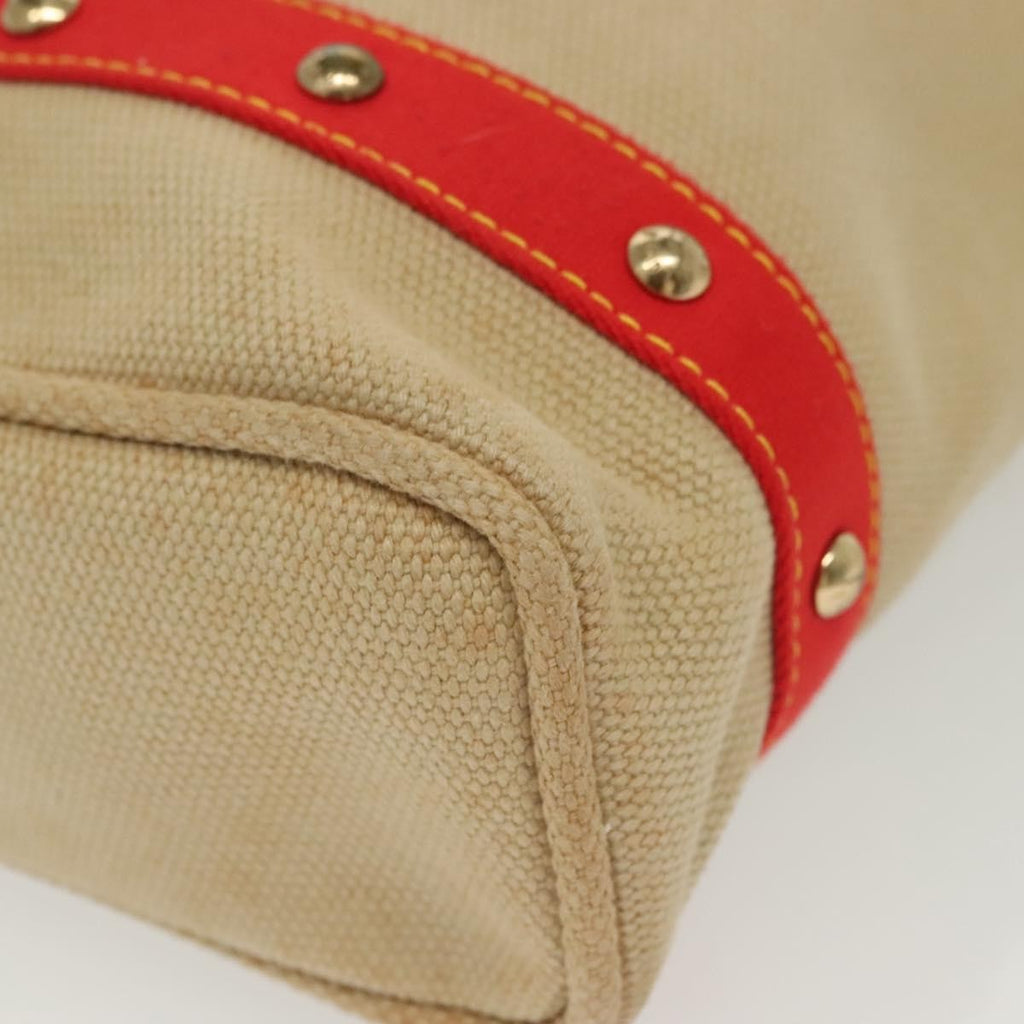 Louis Vuitton Antigua Tote Canvas Beige Canvas Tote Bag Bag (Pre-Owned)