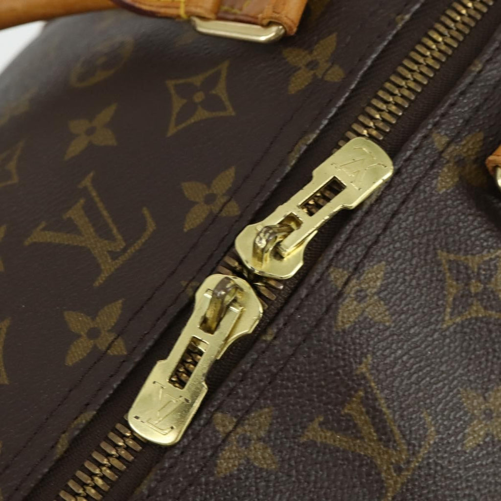 Louis Vuitton Keepall Bag Monogram Canvas Brown Canvas Travel Bag Bag (Pre-Owned)