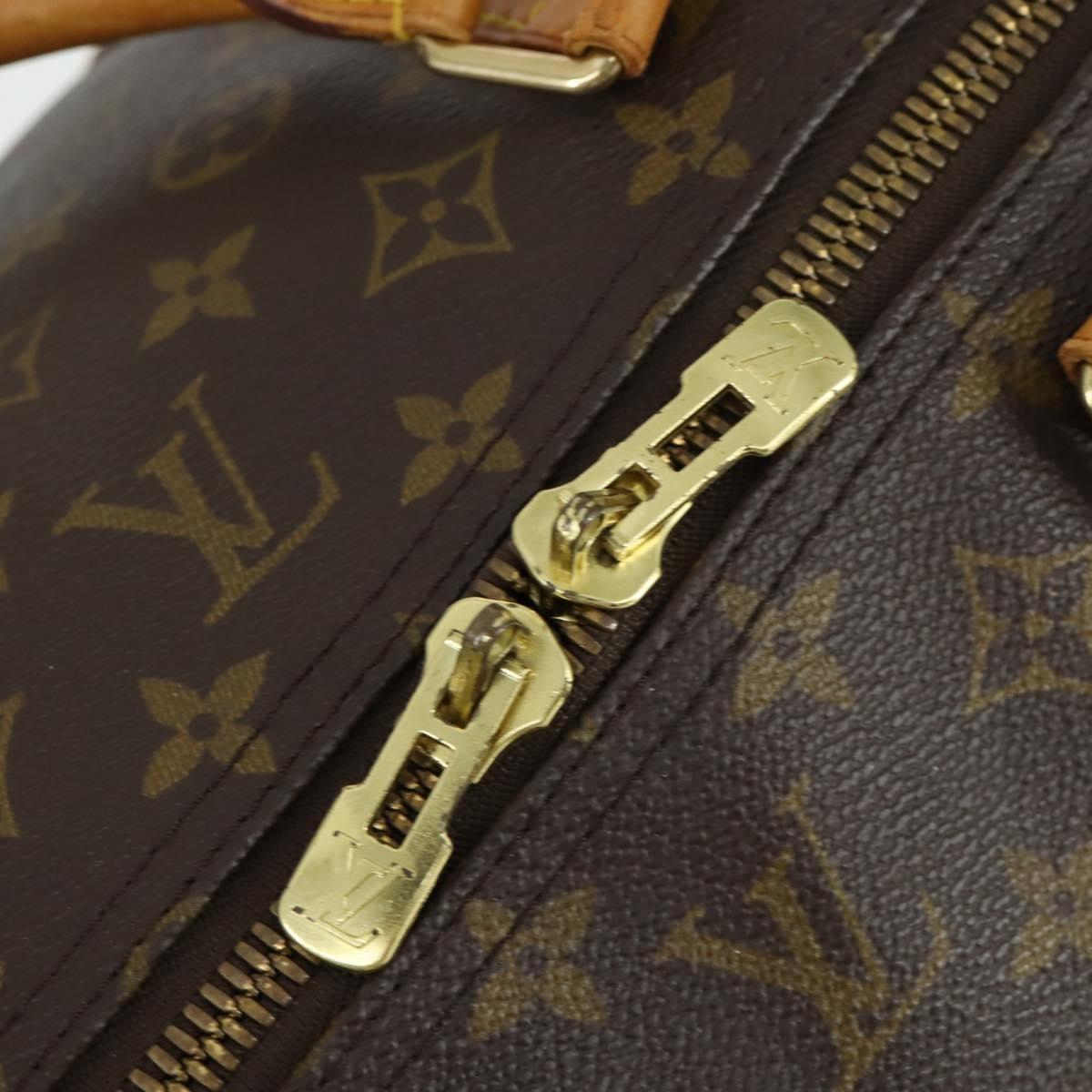 Louis Vuitton Keepall Bag Monogram Canvas Brown Canvas Travel Bag Bag (Pre-Owned)