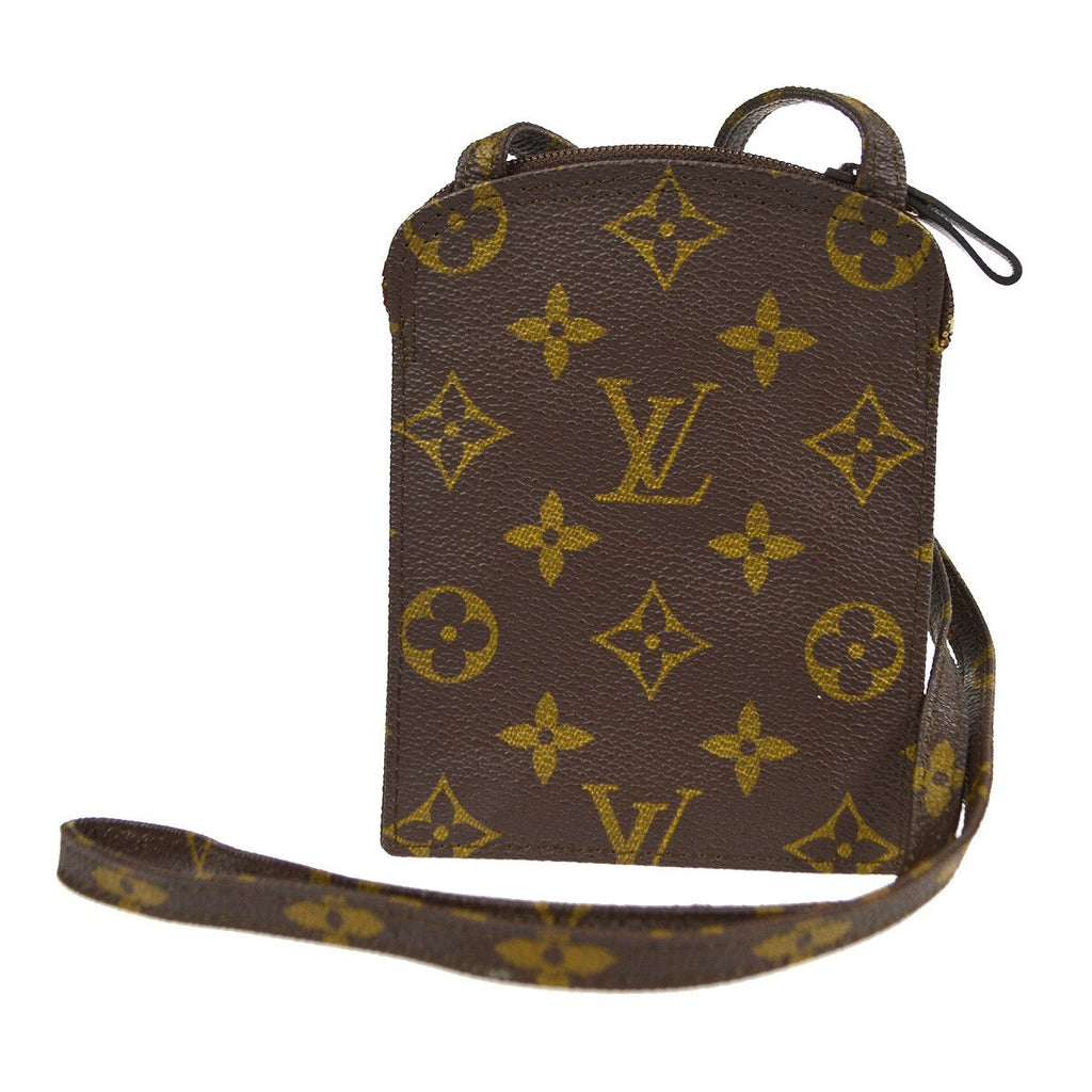 Louis Vuitton Pochette Secret Monogram Canvas Brown Canvas Clutche & Pouche Bag (Pre-Owned)