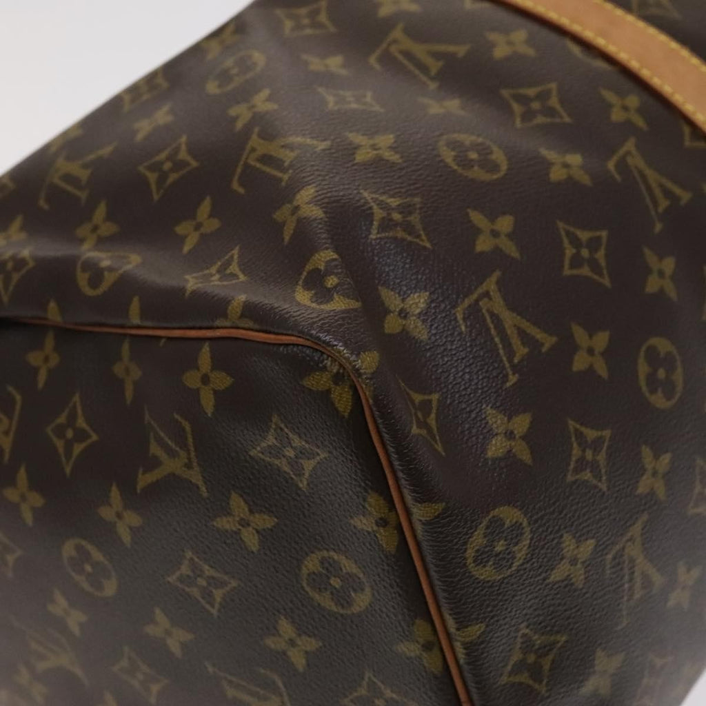 Louis Vuitton Keepall Bag Monogram Canvas Brown Canvas Travel Bag Bag (Pre-Owned)