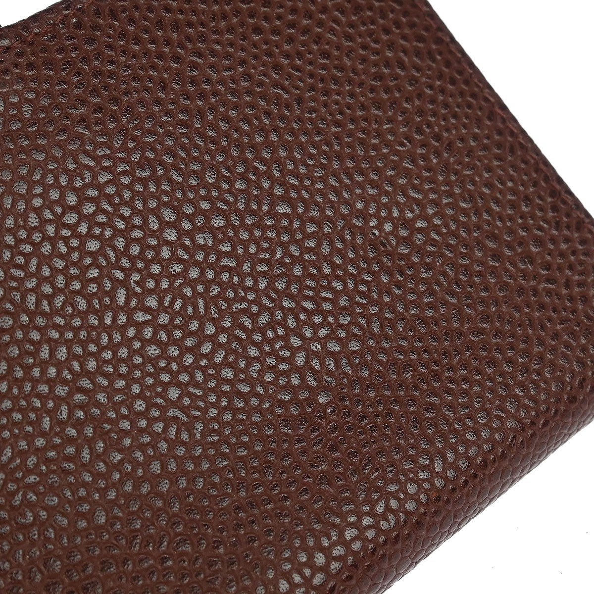 Chanel Cc Bifold Wallet Quilted Caviar Brown Leather Wallets Accessory (Pre-Owned)