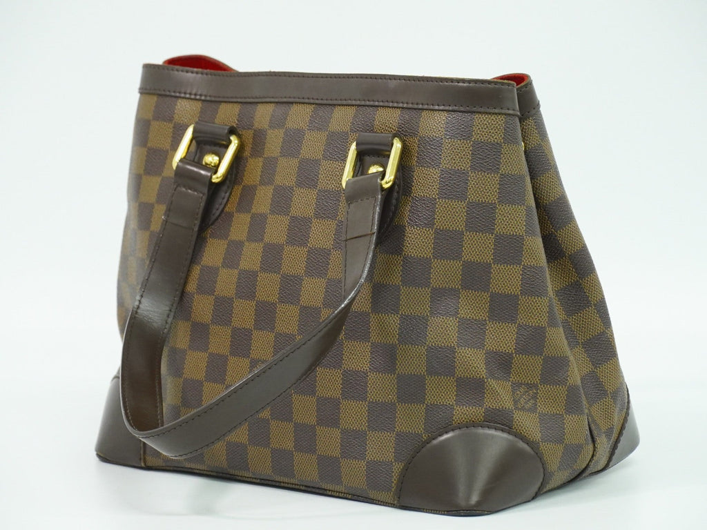 Louis Vuitton Hampstead Handbag Damier Brown Canvas Tote Bag Bag (Pre-Owned)