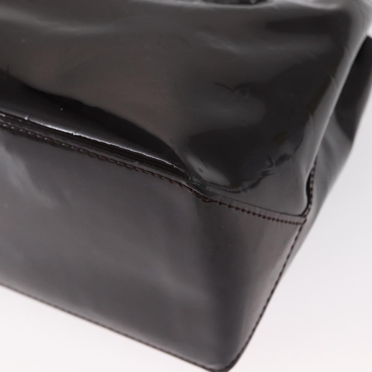 Louis Vuitton Wilshire Handbag Monogram Vernis Purple Patent_Leather Tote Bag Bag (Pre-Owned)