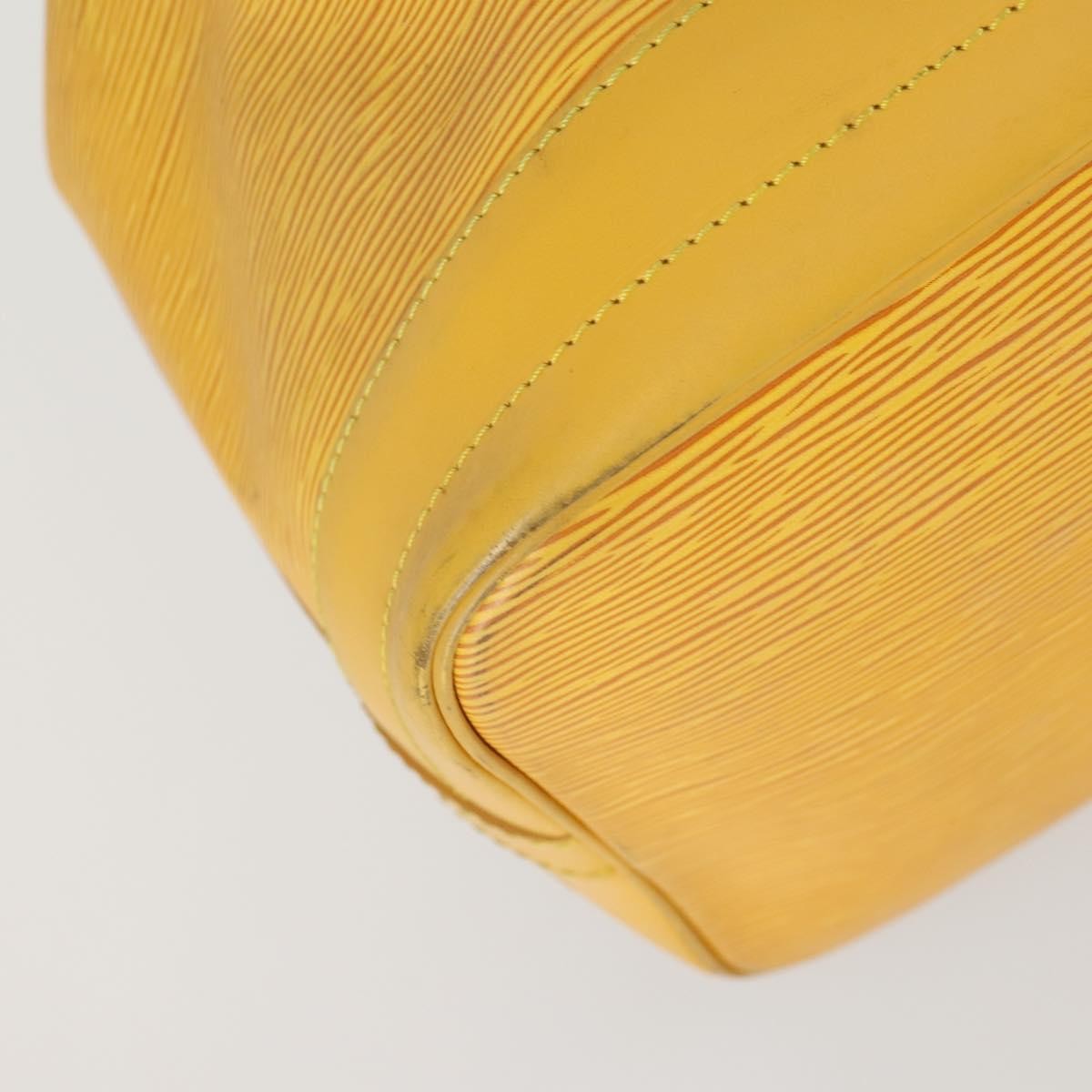 Louis Vuitton Noe Handbag Epi Leather Yellow Leather Shoulder Bag Bag (Pre-Owned)