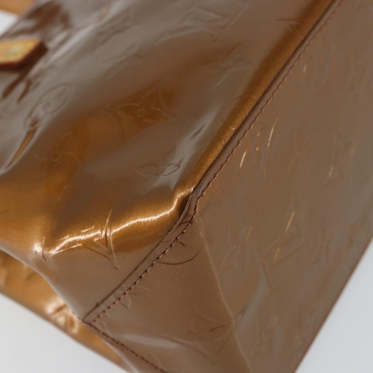 Louis Vuitton Reade Handbag Monogram Vernis Brown Patent_Leather Tote Bag Bag (Pre-Owned)