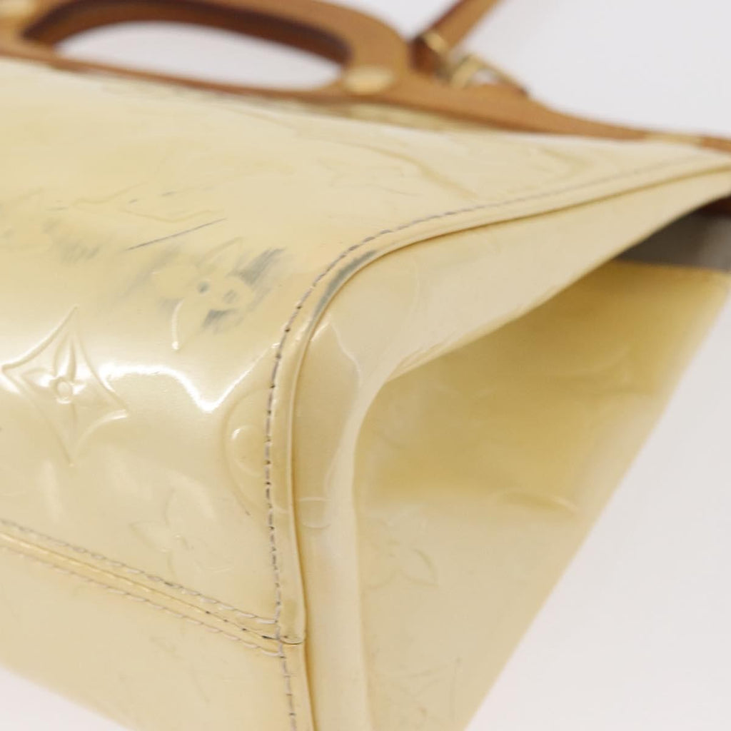 Louis Vuitton Roxbury Drive Handbag Monogram Vernis Yellow Patent_Leather Handbag (Pre-Owned)