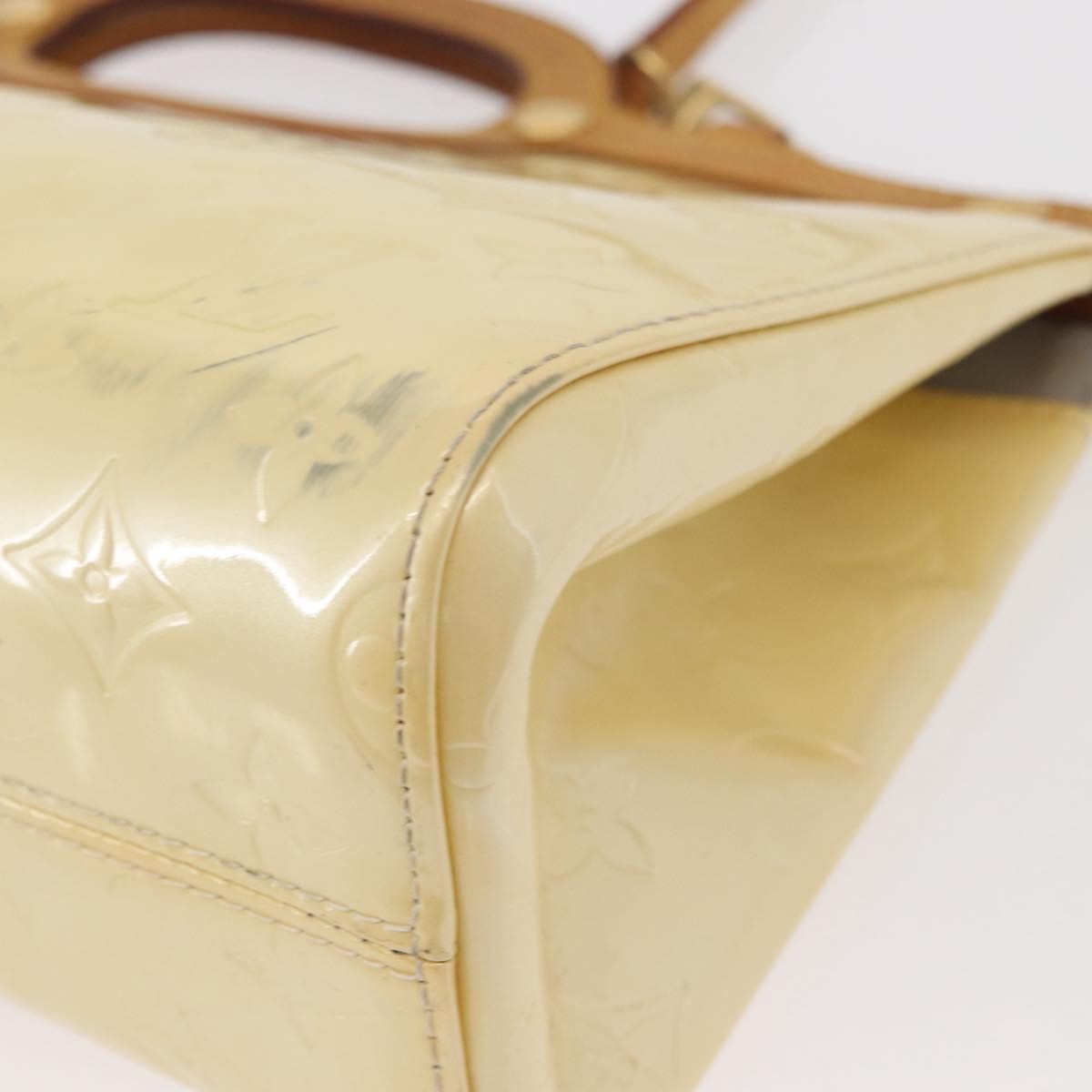 Louis Vuitton Roxbury Drive Handbag Monogram Vernis Yellow Patent_Leather Handbag (Pre-Owned)