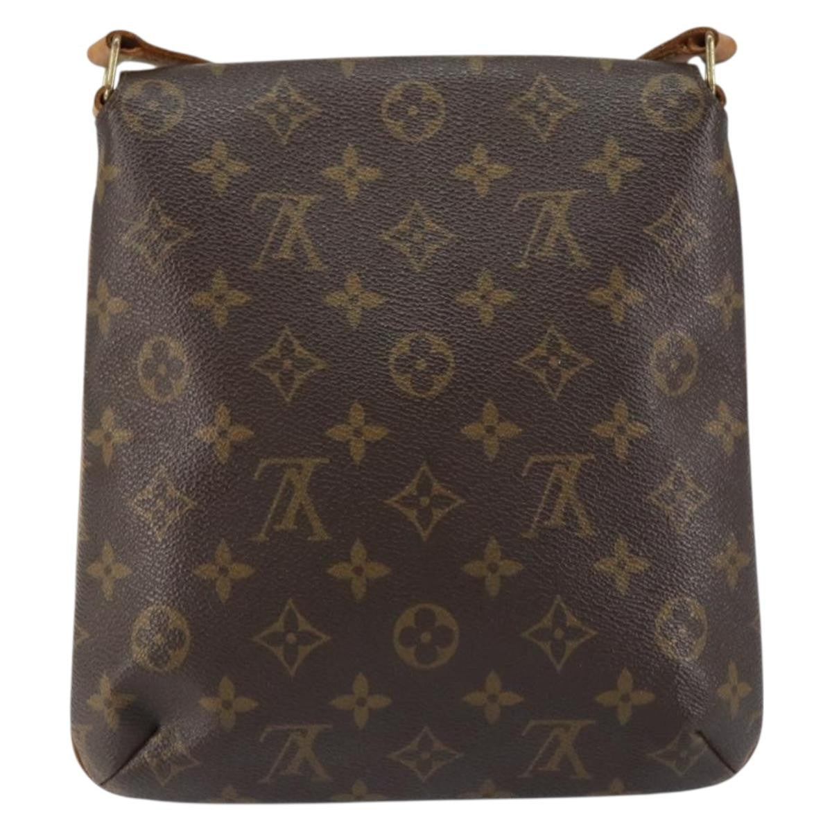 Louis Vuitton Musette Salsa Handbag Monogram Canvas Brown Canvas Shoulder Bag Bag (Pre-Owned)