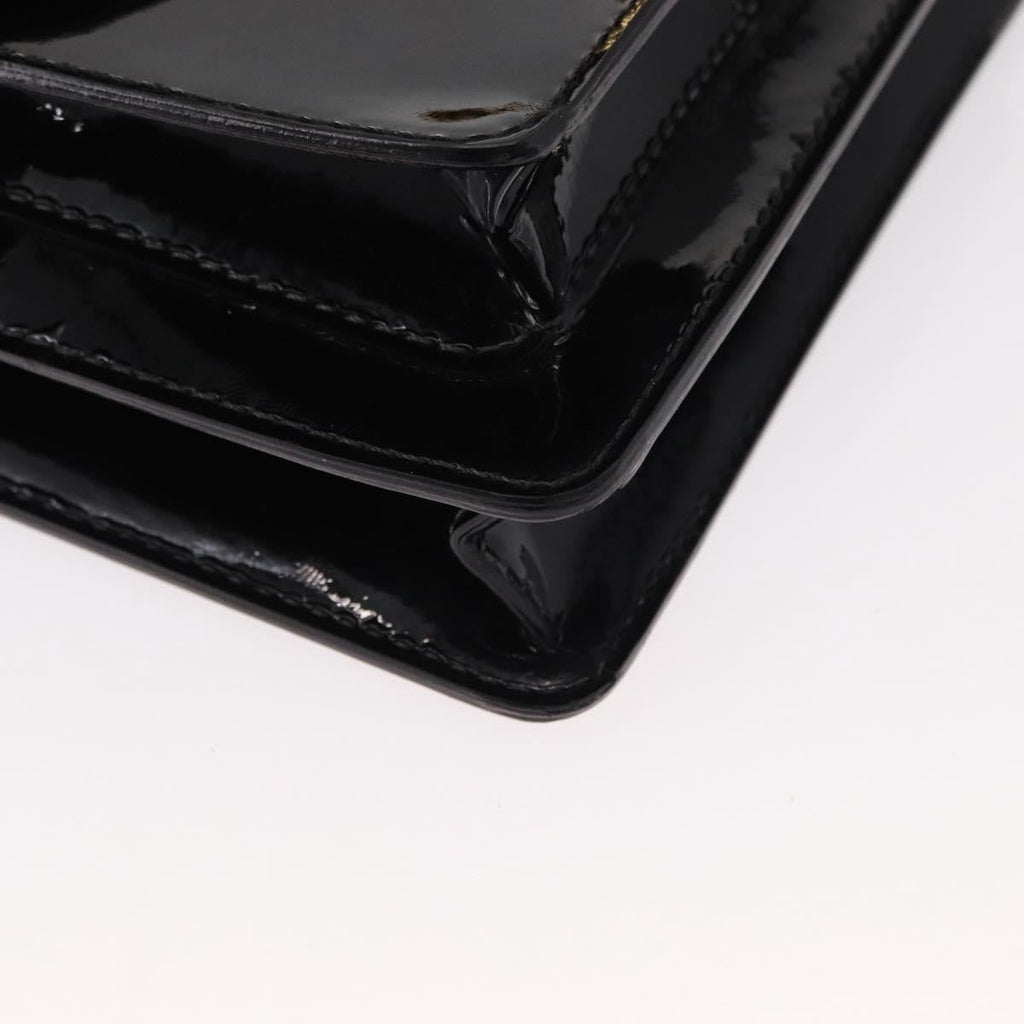 Louis Vuitton Monceau Handbag Vernis Black Patent_Leather Handbag (Pre-Owned)