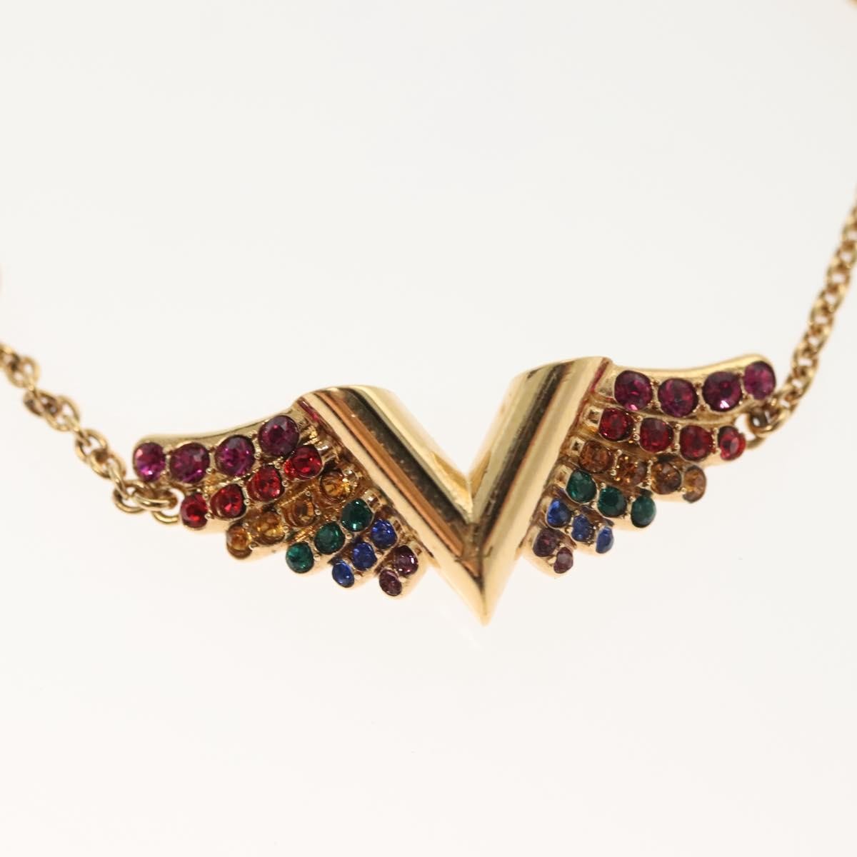 Louis Vuitton Essential V California Dreaming Bracelet Metal With Crystals Gold Metal Bracelet Jewelry (Pre-Owned)