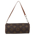 Louis Vuitton Papillon Pochette Monogram Canvas Brown Canvas Clutche & Pouche Bag (Pre-Owned)