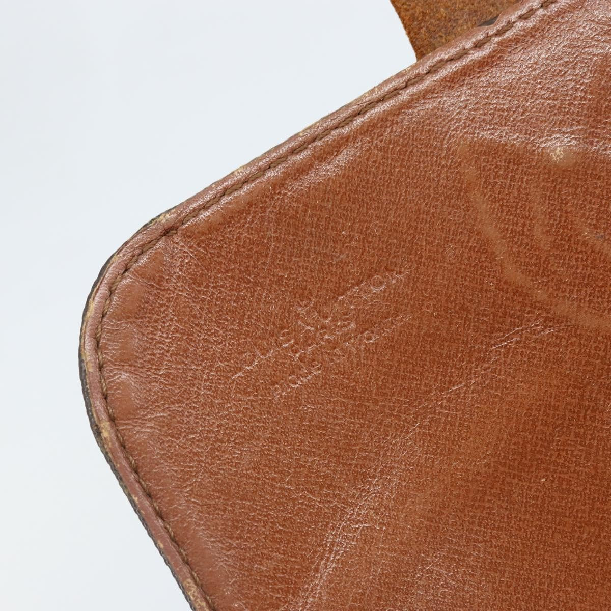 Louis Vuitton Cartouchiere Handbag Monogram Canvas Brown Canvas Shoulder Bag Bag (Pre-Owned)