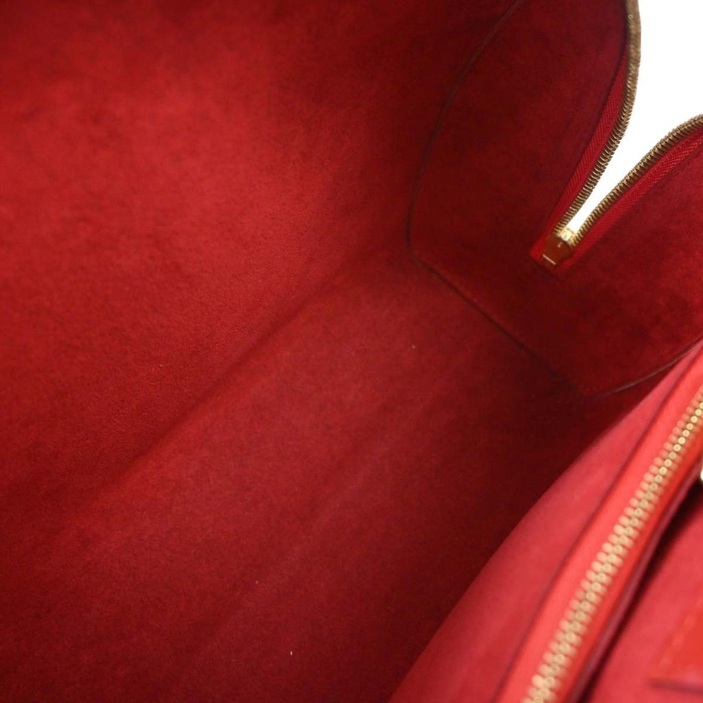 Louis Vuitton Pont Neuf Handbag Epi Leather Red Leather Handbag (Pre-Owned)