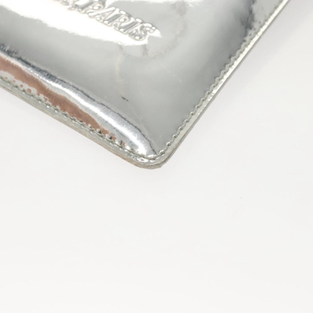 Louis Vuitton Pochette Plate Monogram Mirror Silver Patent_Leather Clutche & Pouche Bag (Pre-Owned)