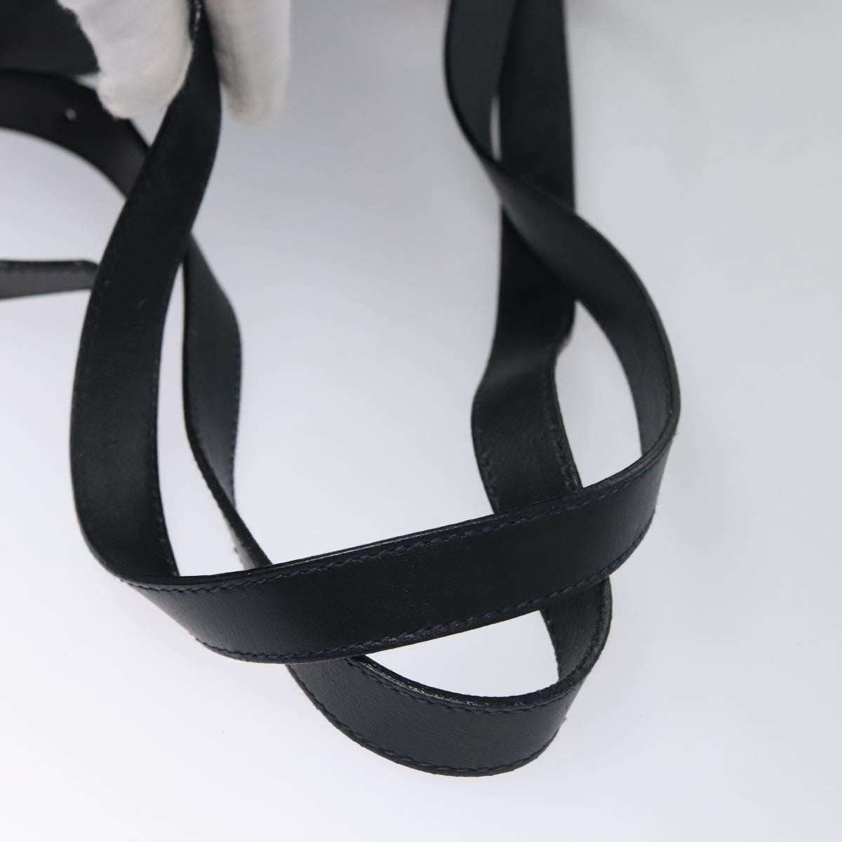 Gucci Vintage Bamboo Backpack Leather Black Leather Backpack Bag (Pre-Owned)