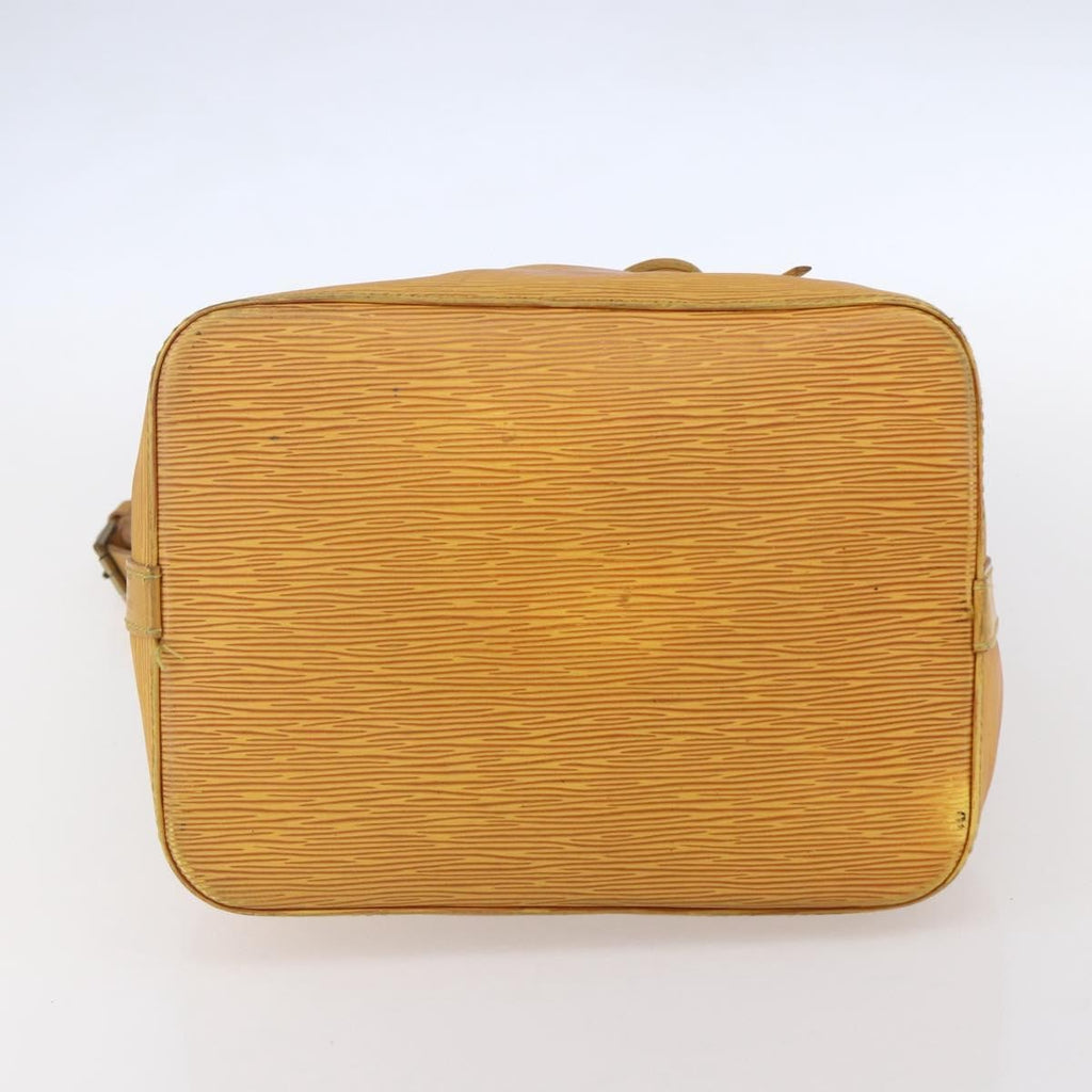 Louis Vuitton Petit Noe Handbag Epi Leather Yellow Leather Shoulder Bag Bag (Pre-Owned)