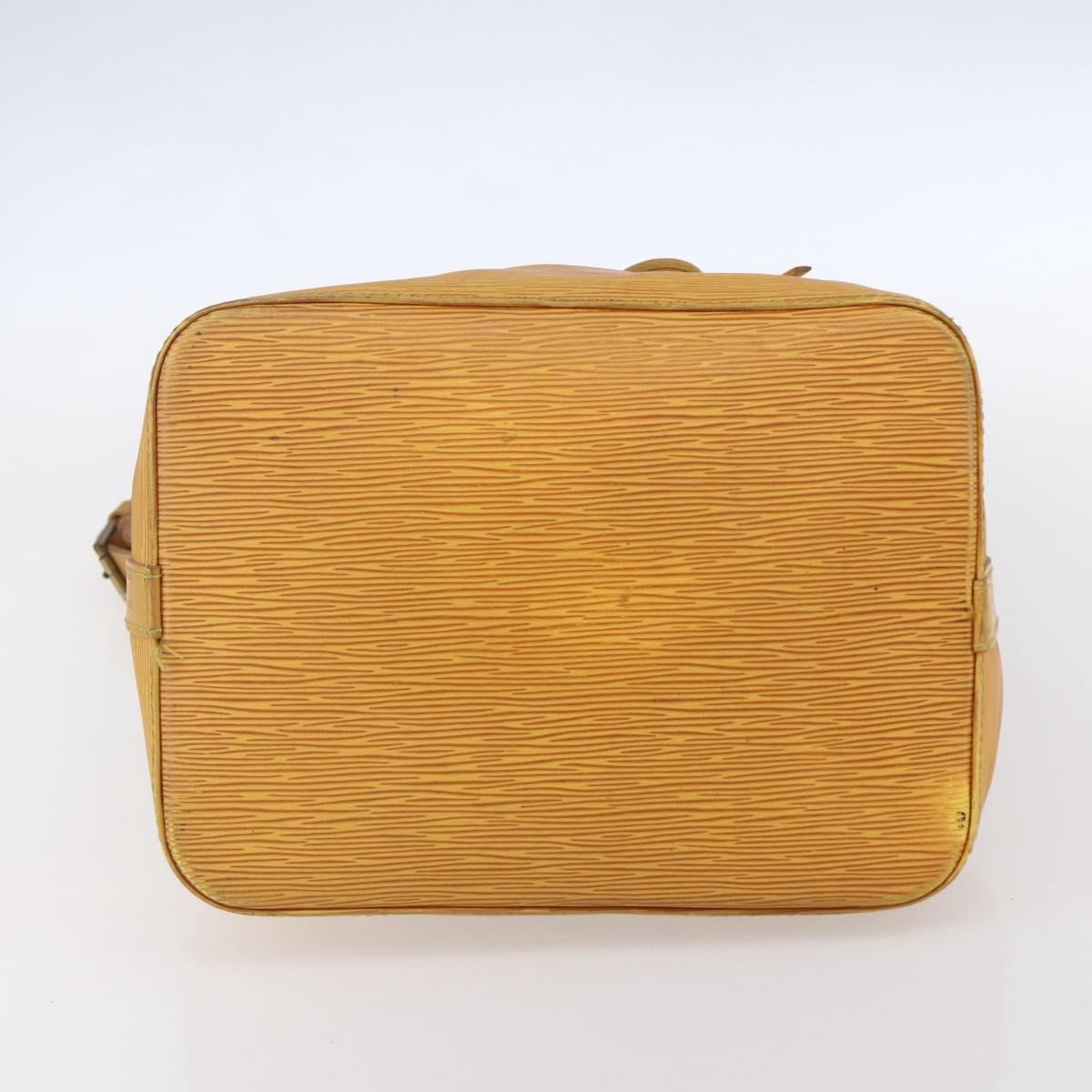 Louis Vuitton Petit Noe Handbag Epi Leather Yellow Leather Shoulder Bag Bag (Pre-Owned)