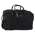 Prada Boston Bag Tessuto Black Nylon Bag (Pre-Owned)