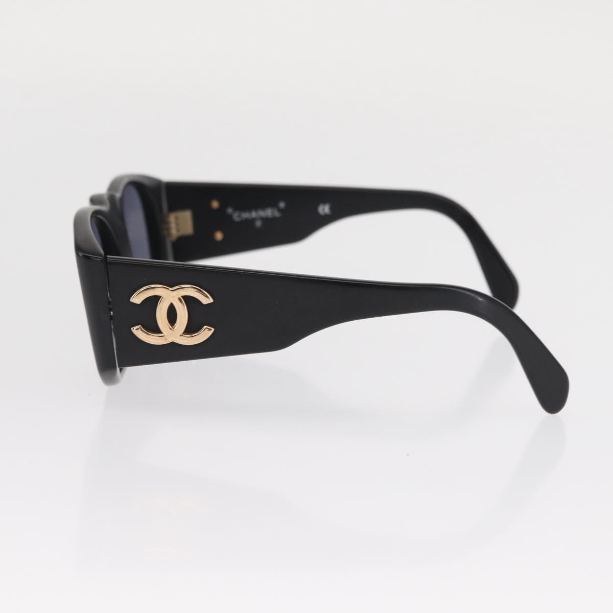 Chanel Logo Cc Sunglasses Plastic Black Plastic Sunglasse Accessory (Pre-Owned)