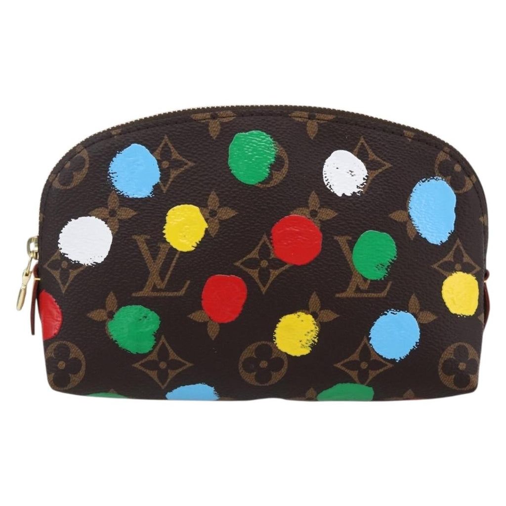 Louis Vuitton Cosmetic Pouch Yayoi Kusama Painted Dots Monogram Canvas Multicolour Canvas Clutche & Pouche Bag (Pre-Owned)