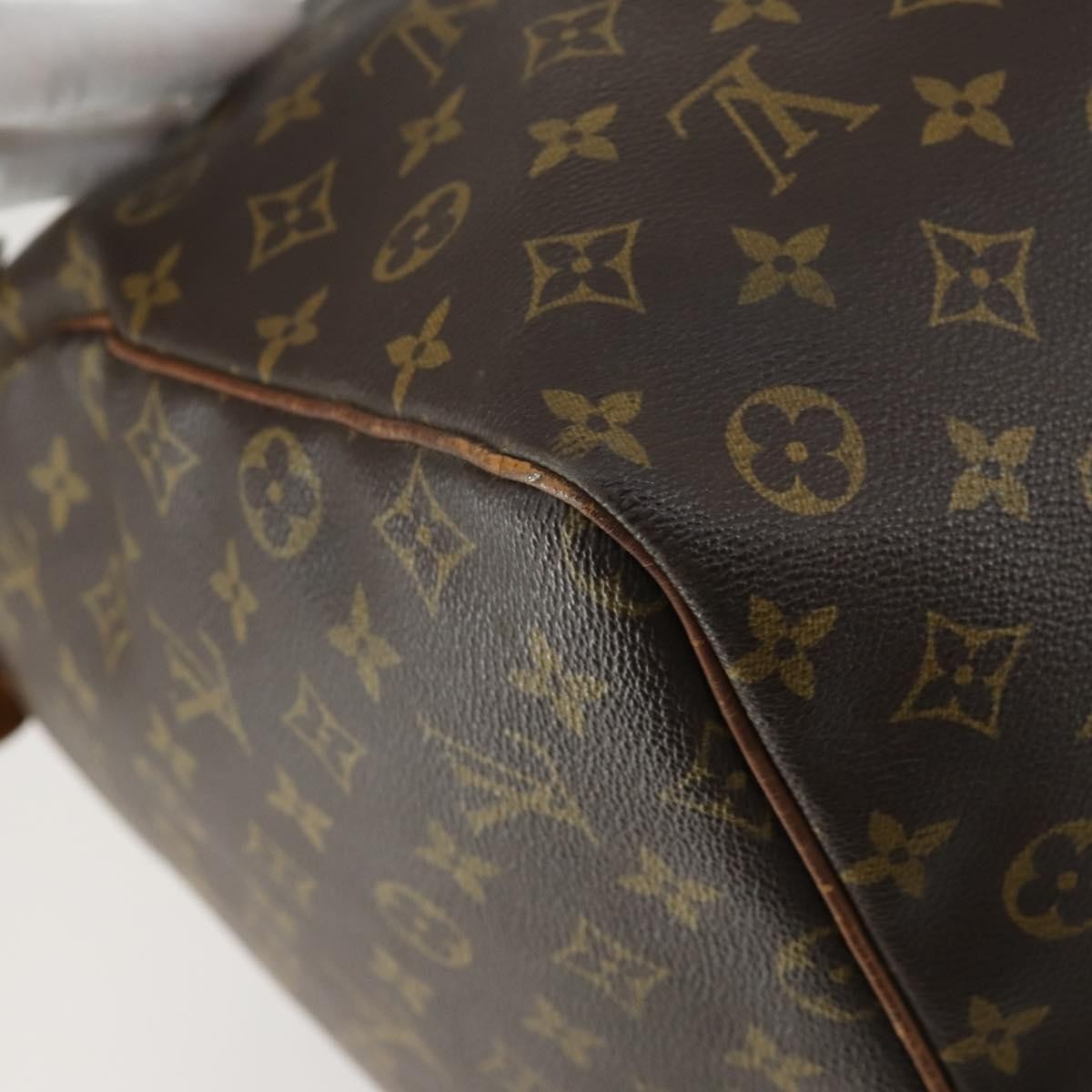 Louis Vuitton Keepall Bag Monogram Canvas Brown Canvas Travel Bag Bag (Pre-Owned)