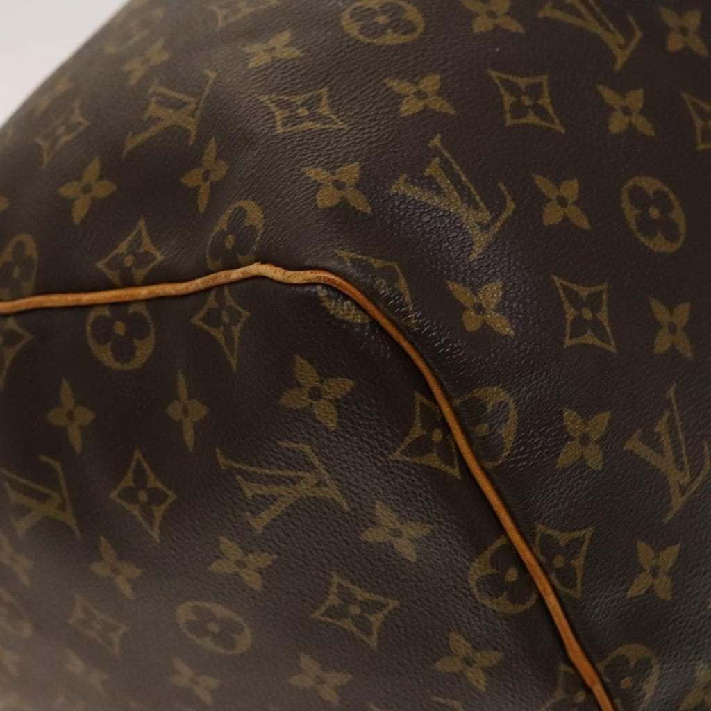 Louis Vuitton Keepall Bag Monogram Canvas Brown Canvas Travel Bag Bag (Pre-Owned)