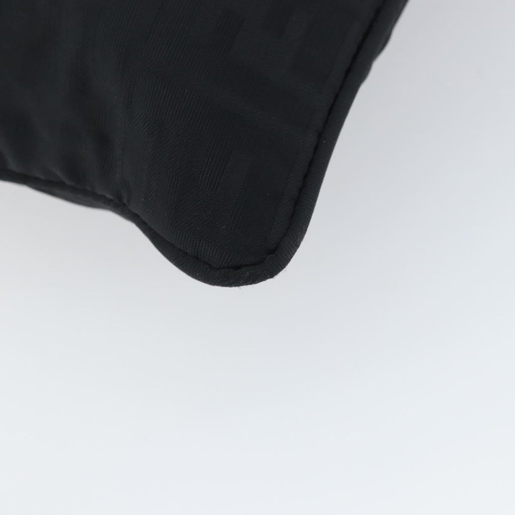 Fendi Zucca Tote Bag Canvas Black Canvas Tote Bag Bag (Pre-Owned)